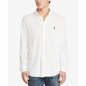 White Featherweight Mesh Classic Fit Shirt XXL